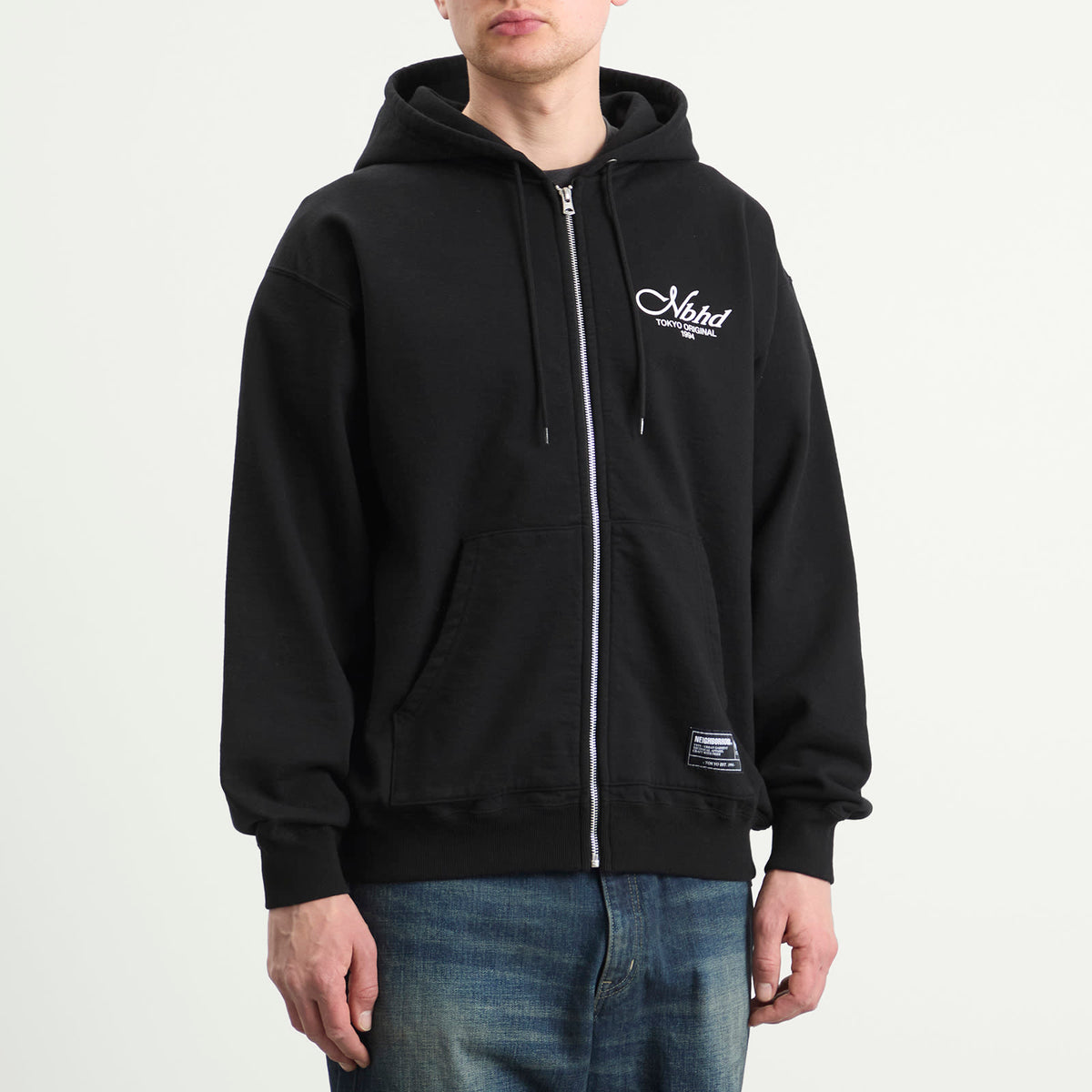 Neighborhood Staple Logo Zip Hoodie