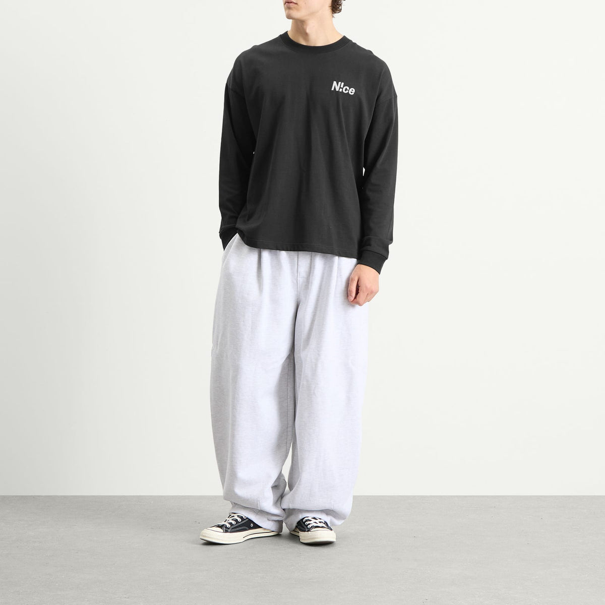 N!ce Logo Long Sleeve T-Shirt