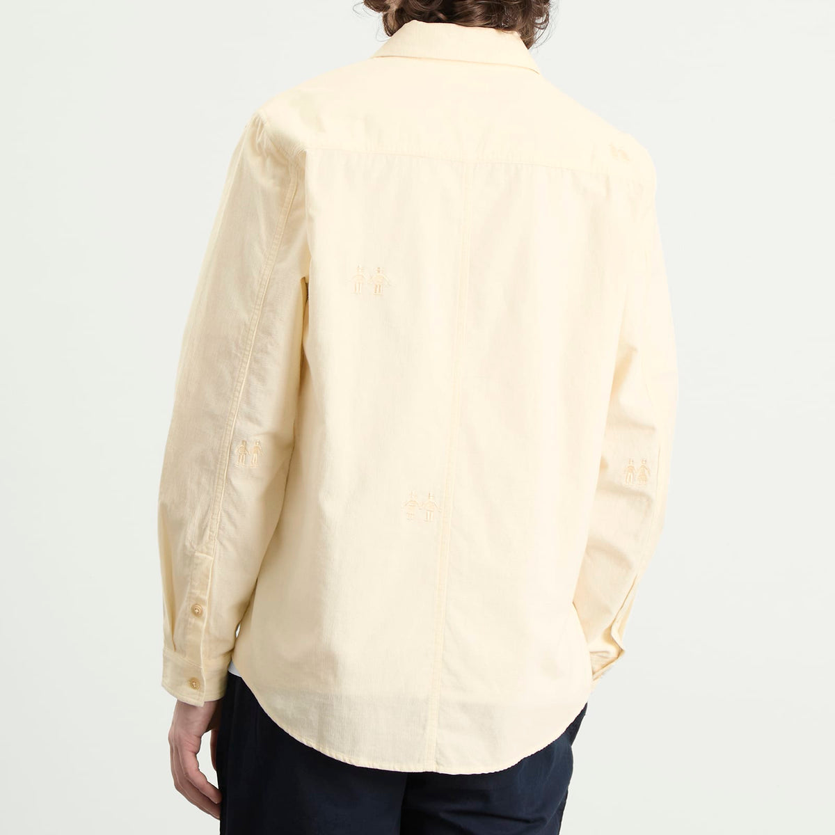 Folk Embroidery Direction Babycord Shirt