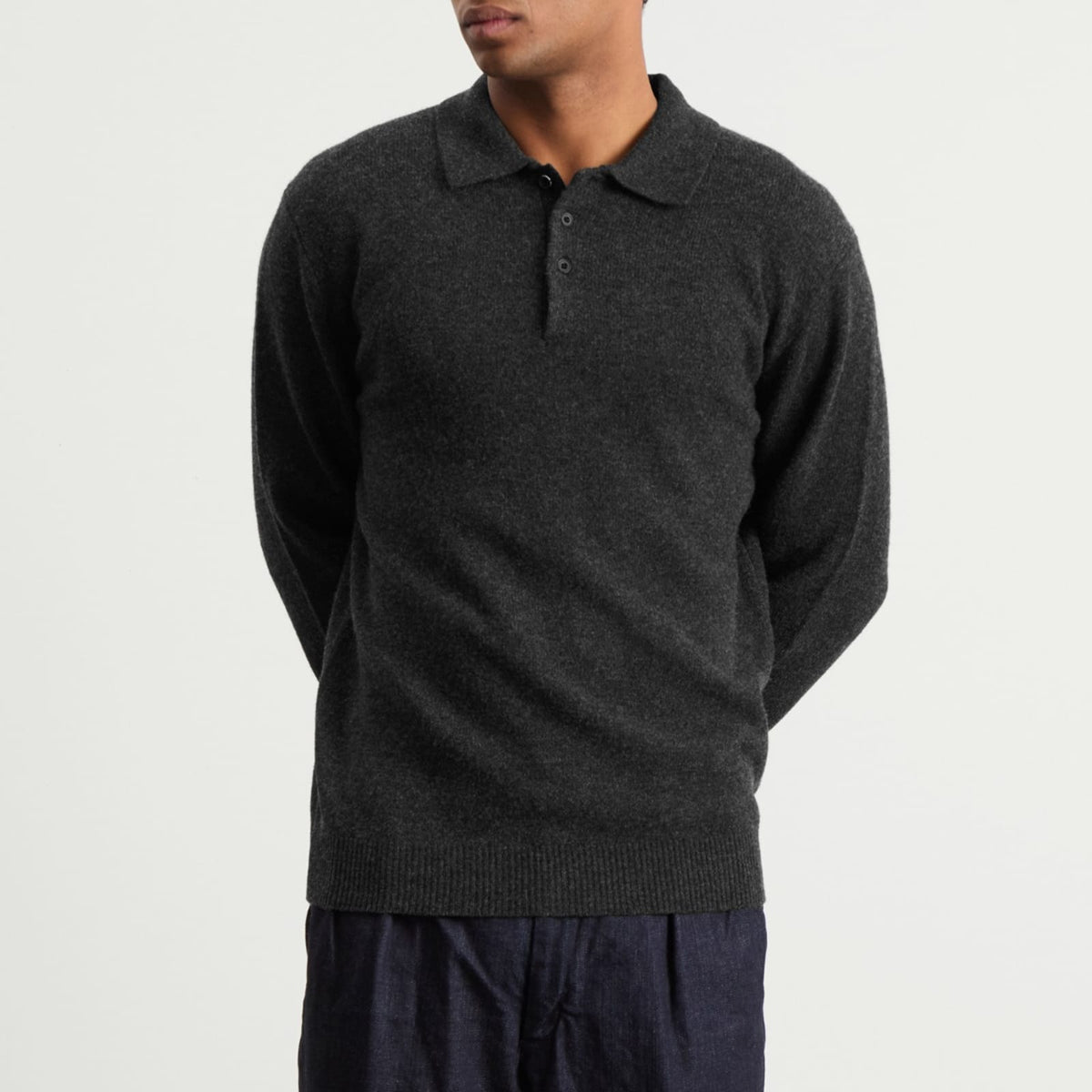 Beams Plus Knit Polo Shirt