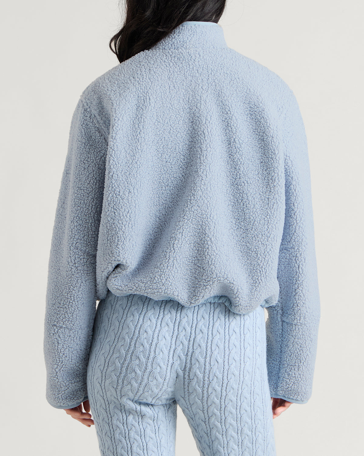 SKIMS Teddy Boxy Zip Up Jacket