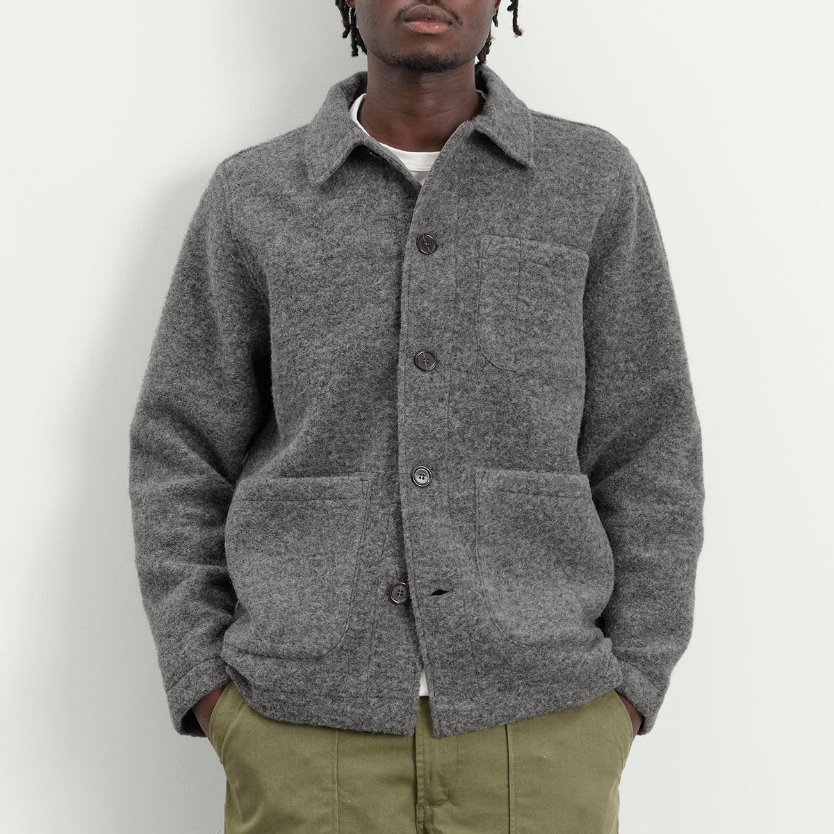 Universal Works Wool Fleece Field Jacket