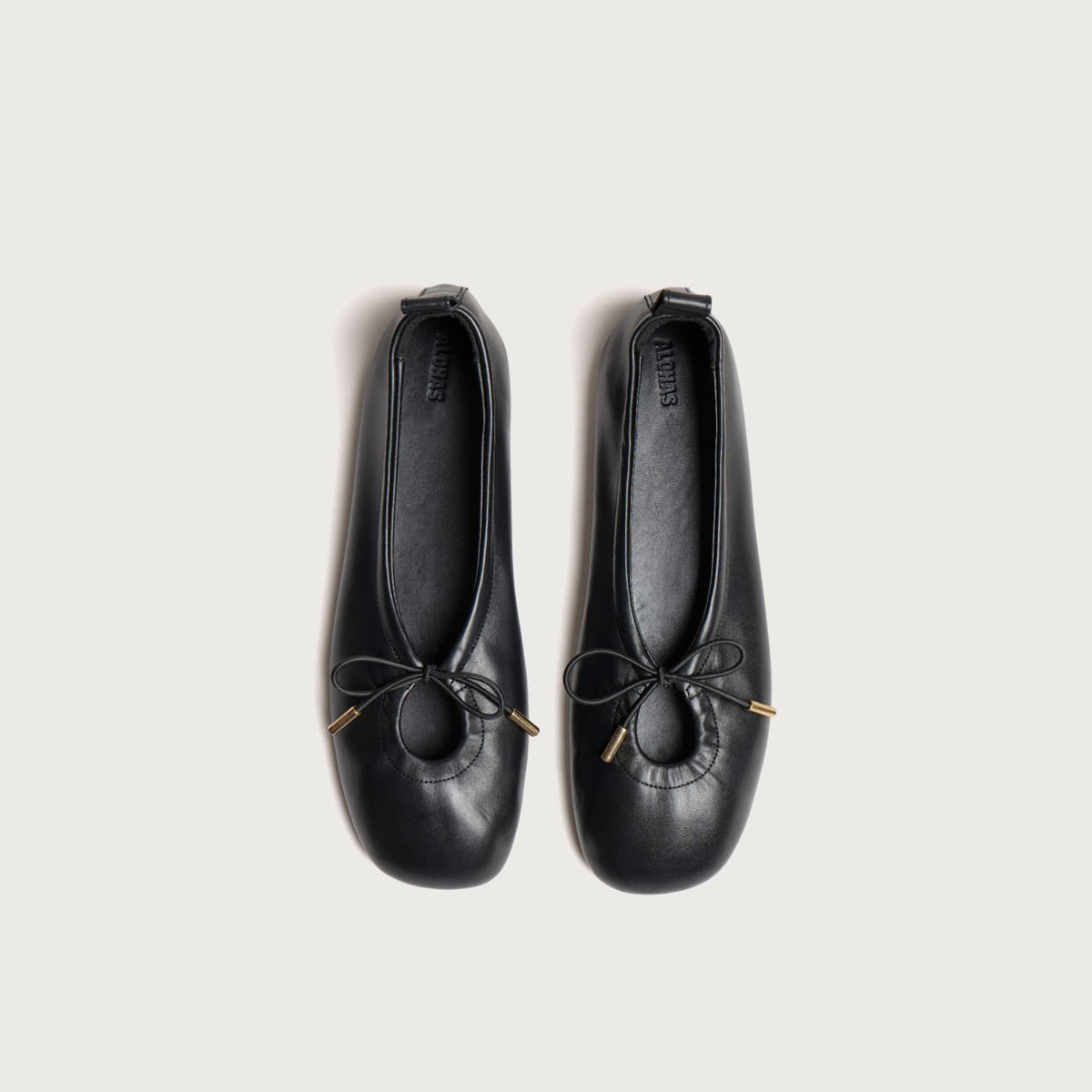 ALOHAS Rosalind Leather Ballet Pumps