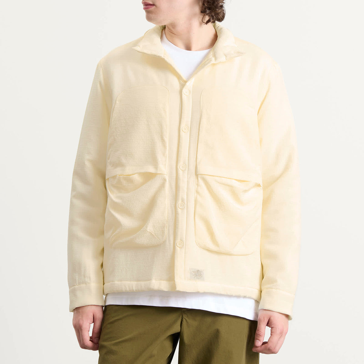 Ranra Epitome Wool Silk Padded Overshirt