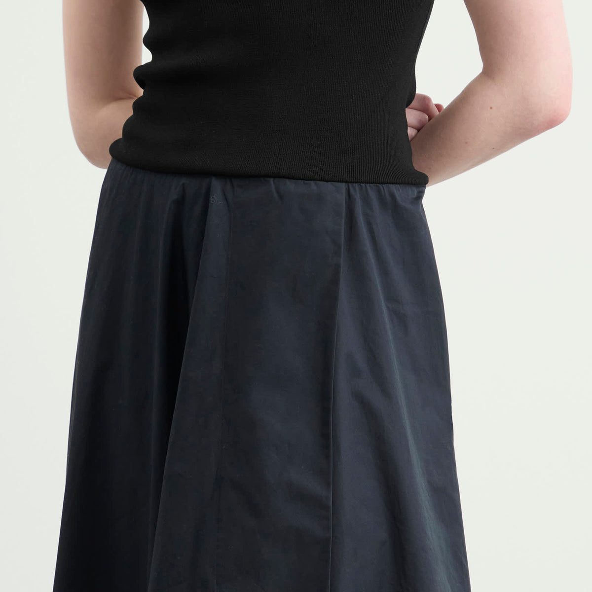 ST. Agni Knit Bodice Asymm Dress