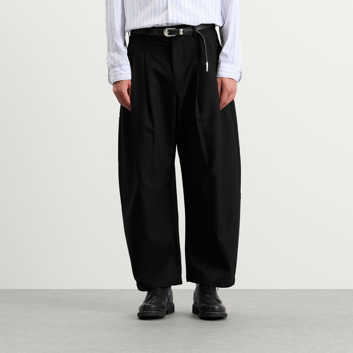 Porter James Dart-Knee Pleated Trousers