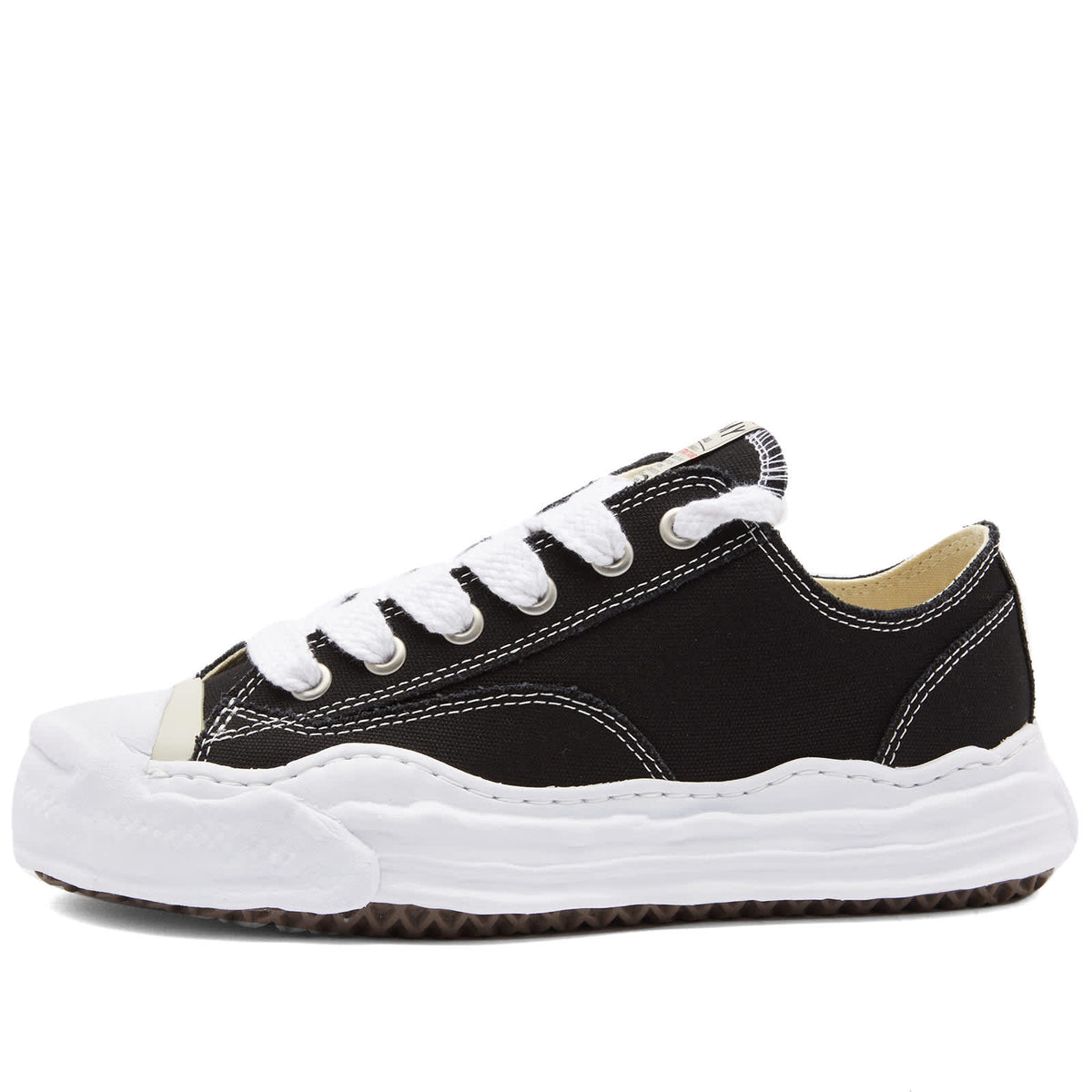 Maison MIHARA YASUHIRO Hank Low Original Sole Toe Cap Canvas Sneaker