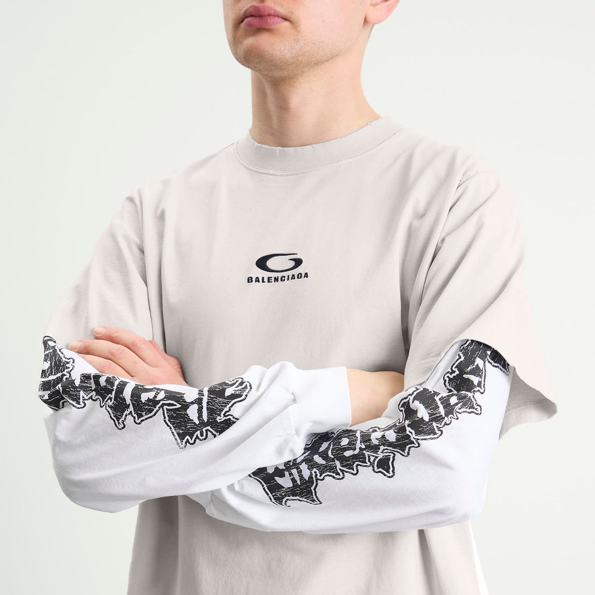 Balenciaga Metal Merch Double T-Shirt