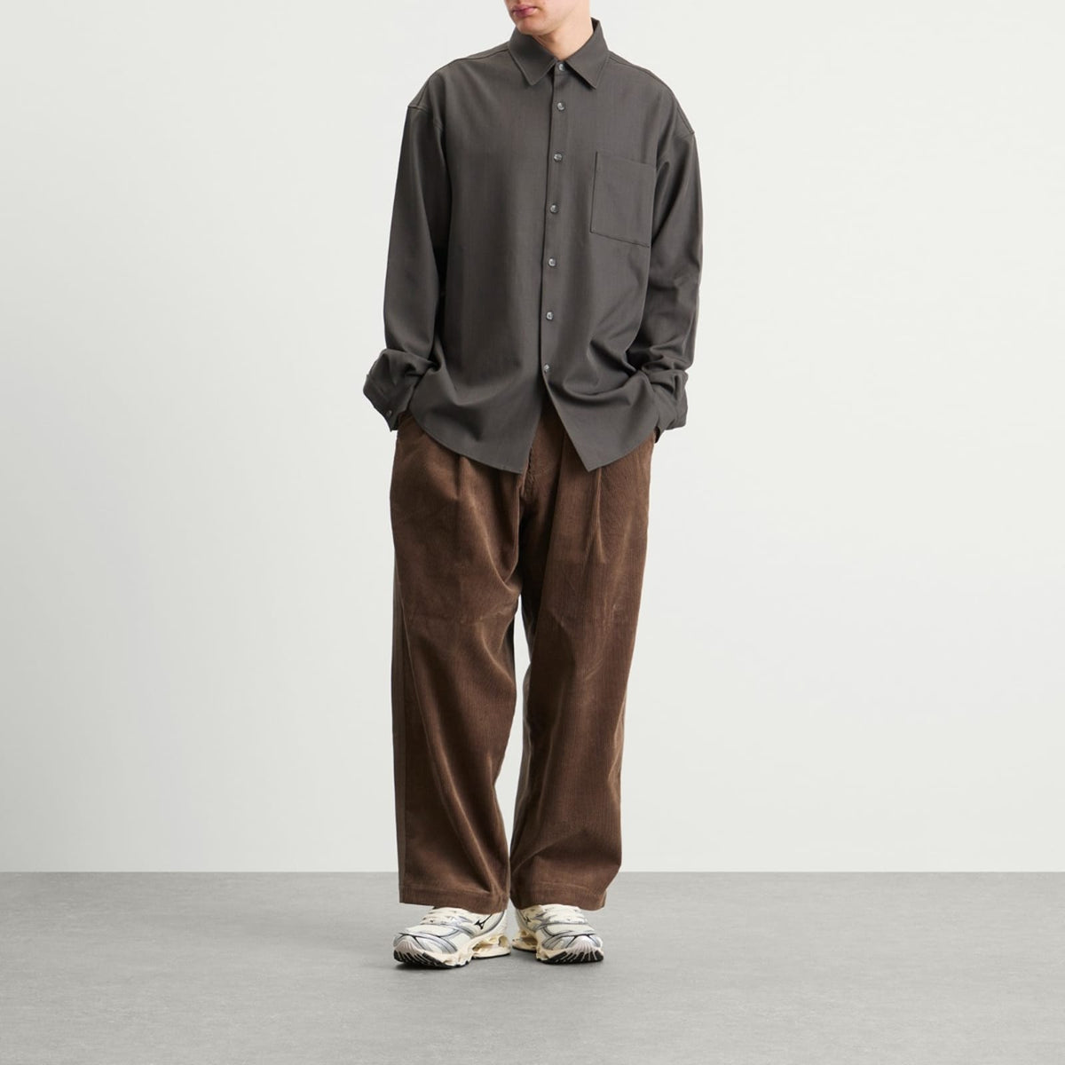 Merely Made Wide Leg Cord Trousers