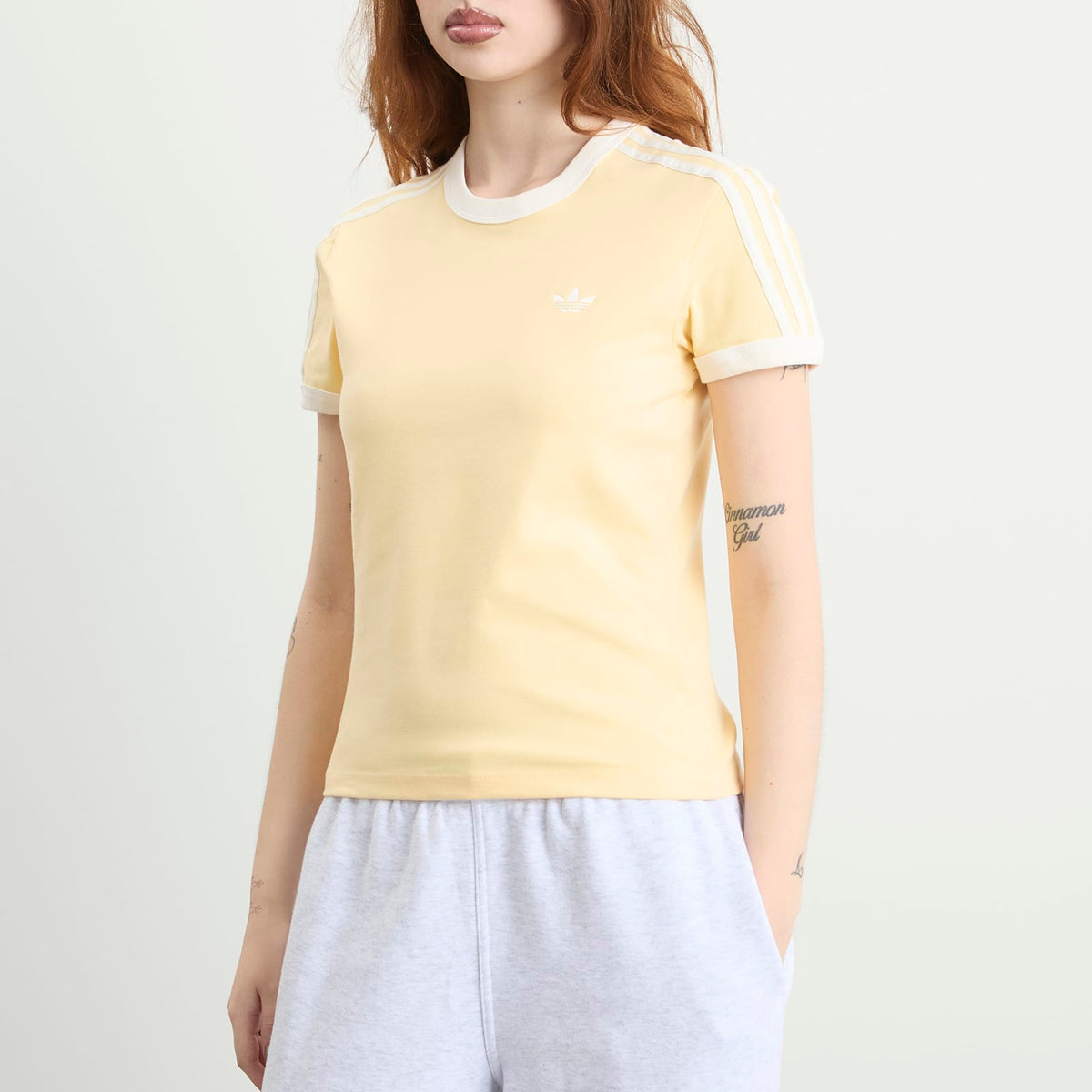 Adidas 3 Stripe Short Sleeve T-Shirt