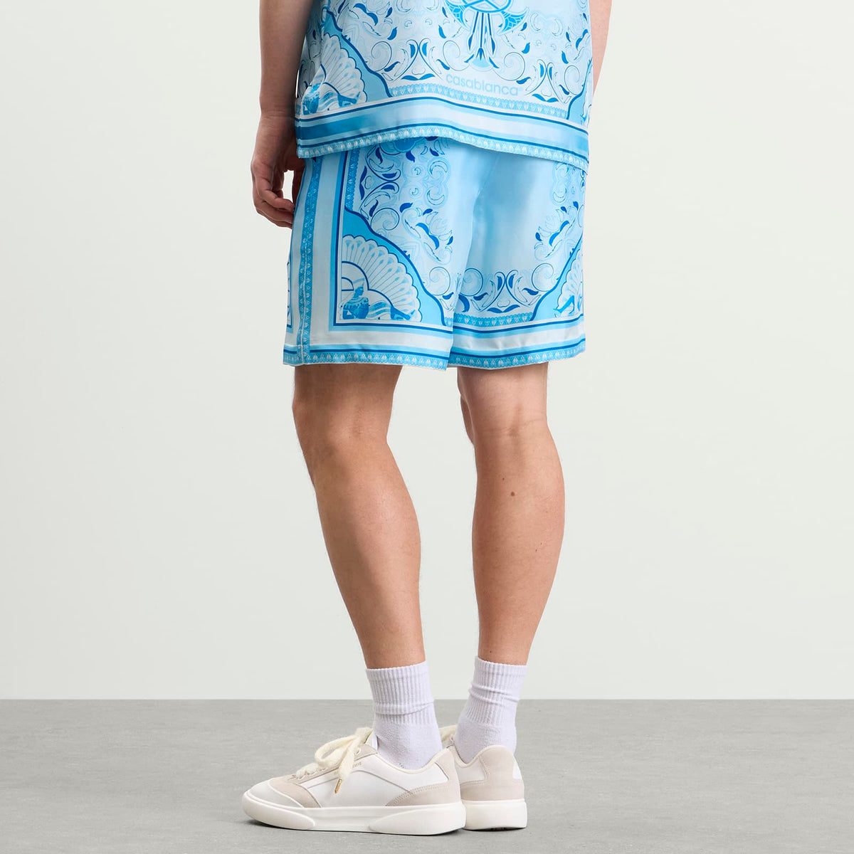 Casablanca Egyptian Rug Silk Shorts