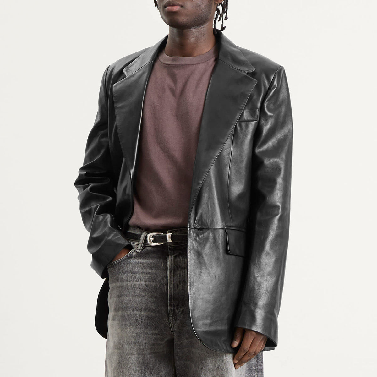 Acne Studios Leather Blazer