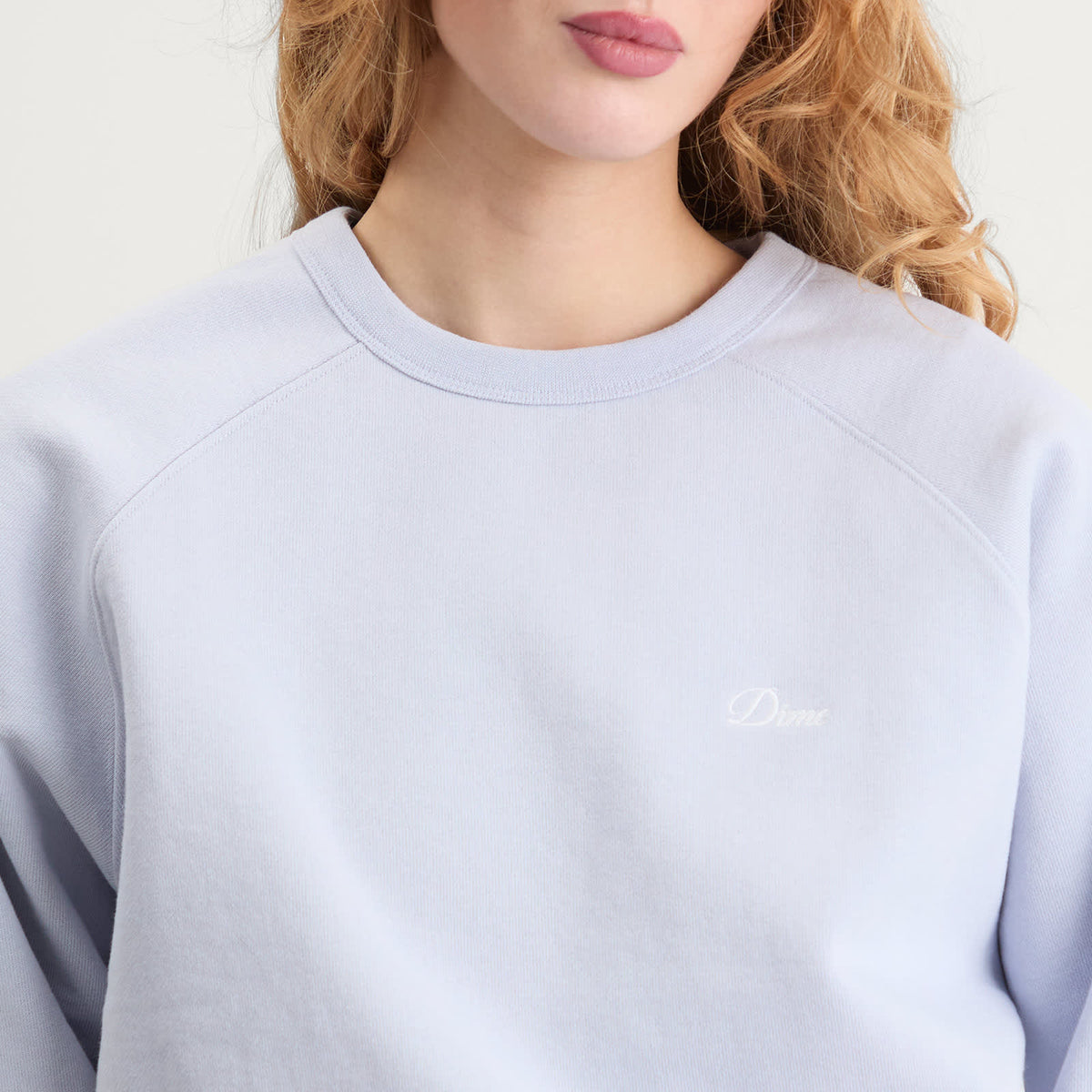 Dime Cursive Logo Crewneck