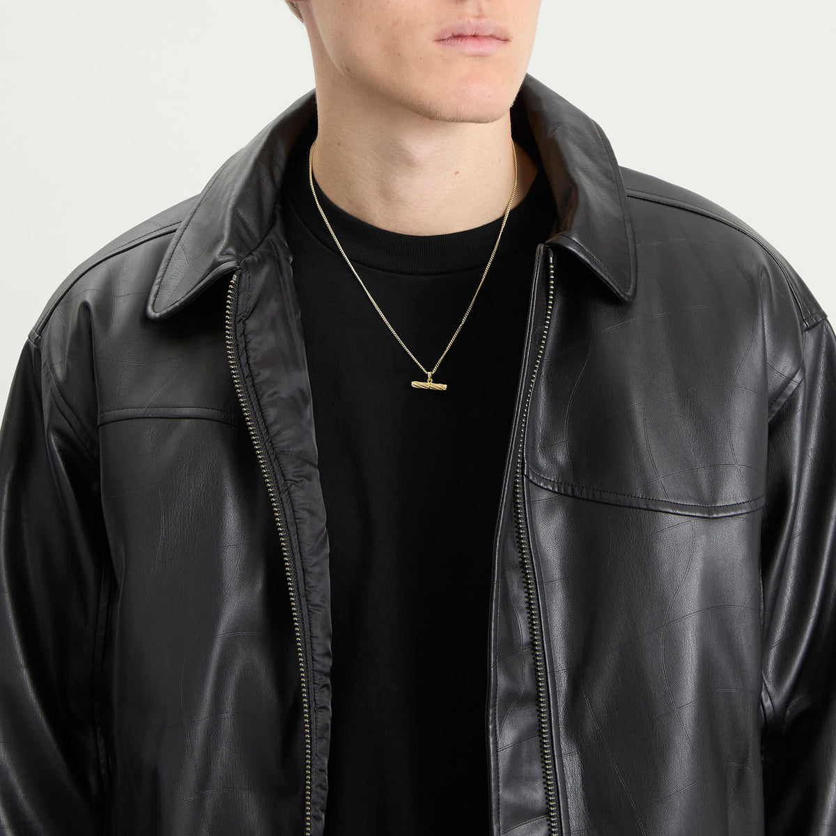 Serge DeNimes Helix T-Bar Necklace