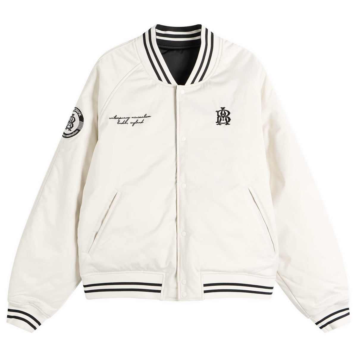 about:blank reversible Satin Jacket