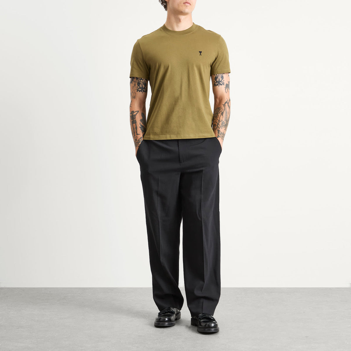 AMI Paris Light Jersey ADC T-Shirt