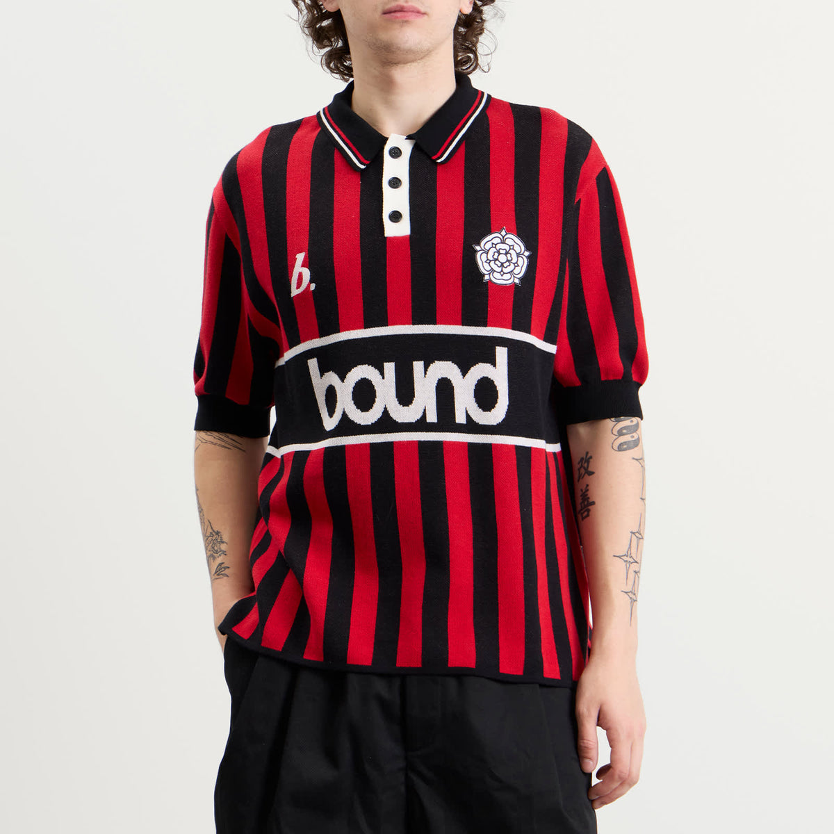 Bound Lancs Knit Football Shirt