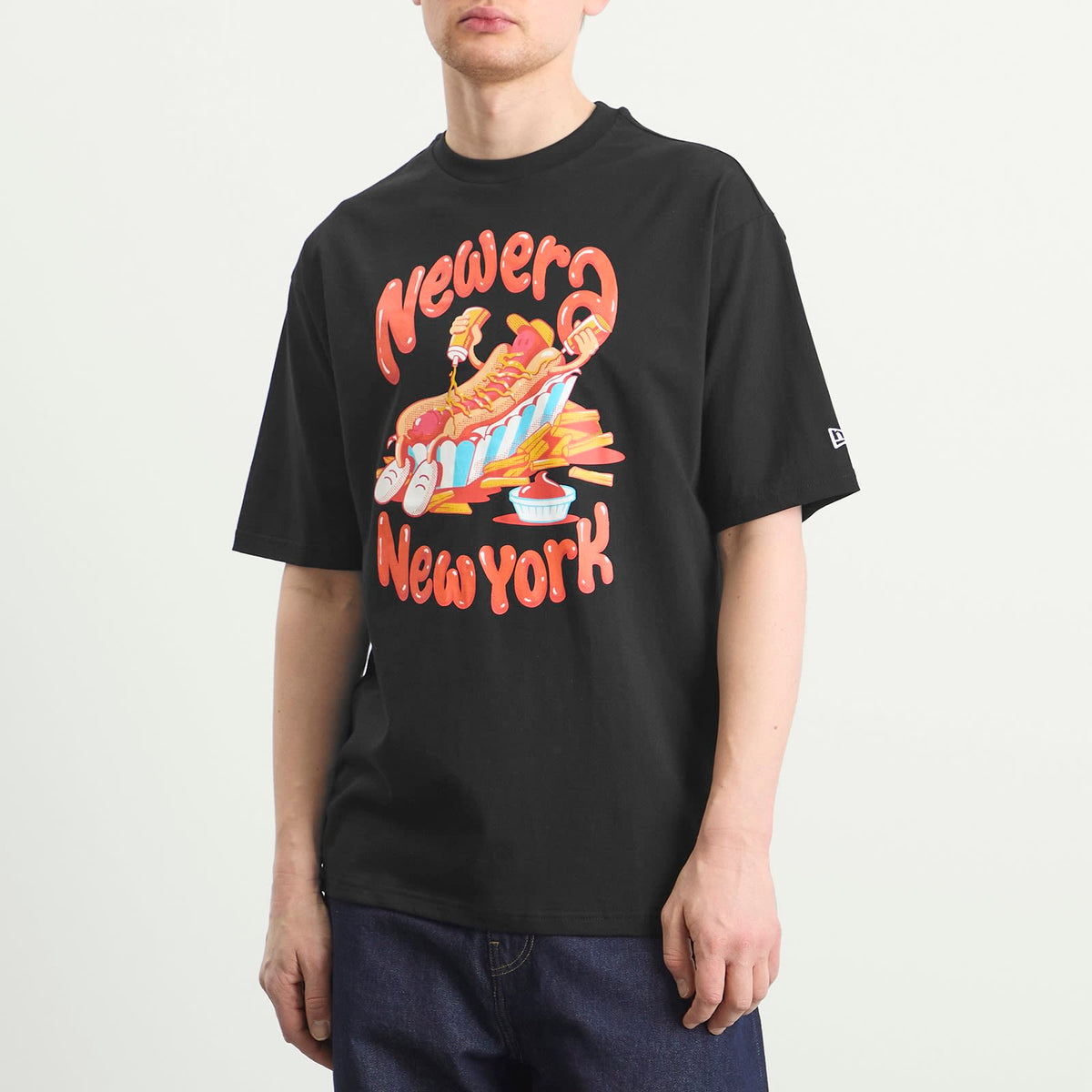New Era Hot Dog Graphic T-Shirt