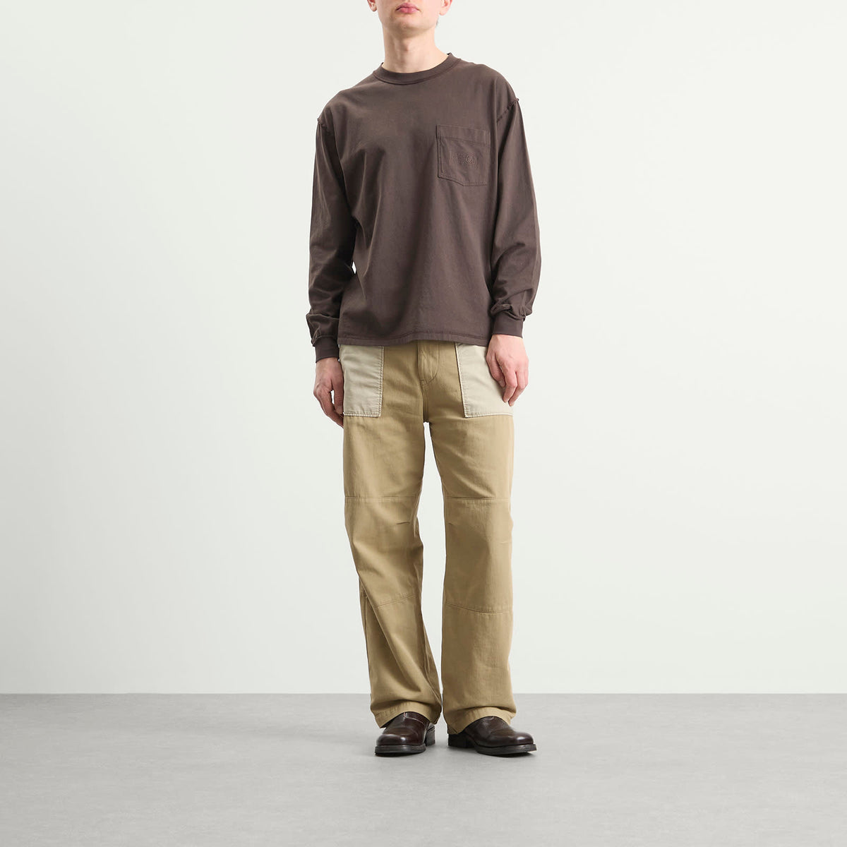 MM6 Maison Margiela Cotton Contrast Workwear Pant