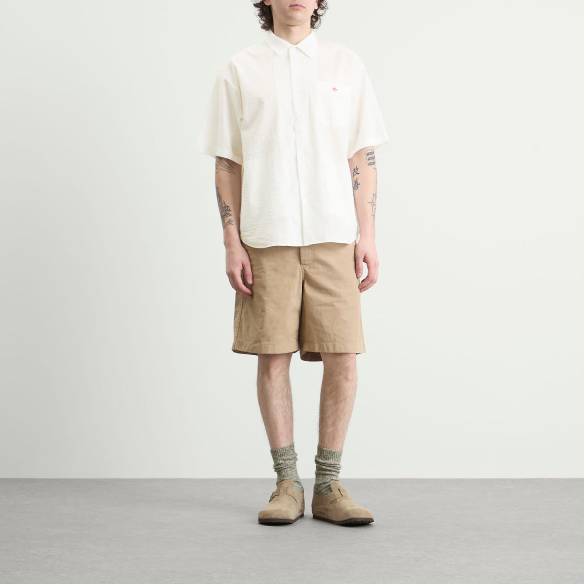 Danton Seersucker Short Sleeve Shirt