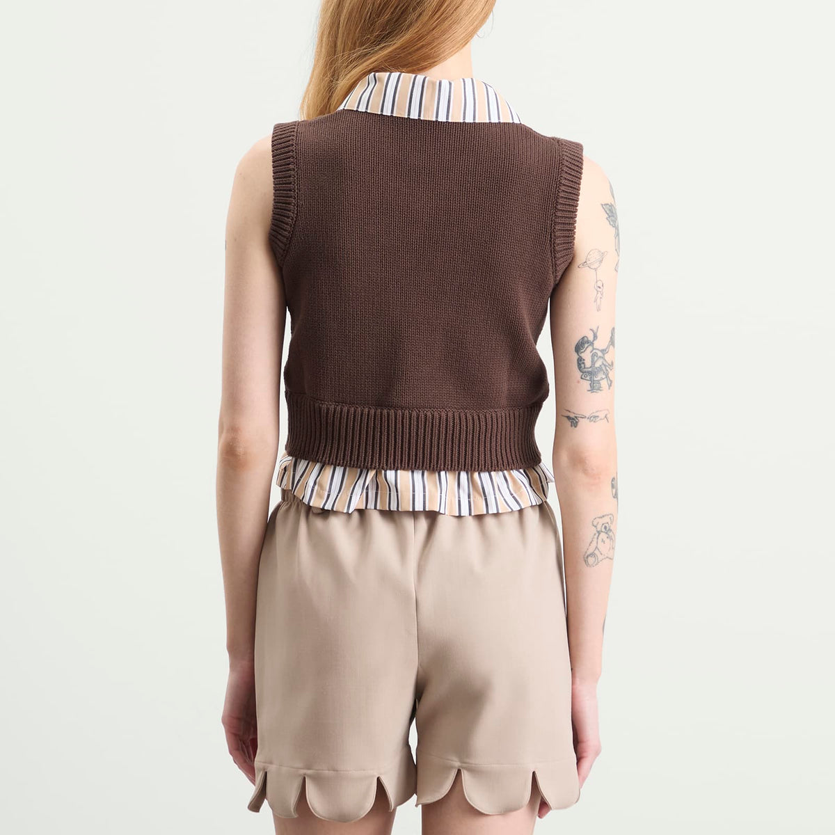 Charles Jeffrey Loverboy Smart Cropped Vest