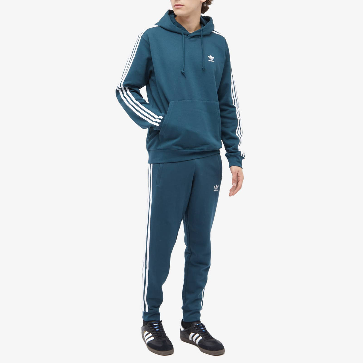 Adidas 3 Stripe Hoodie