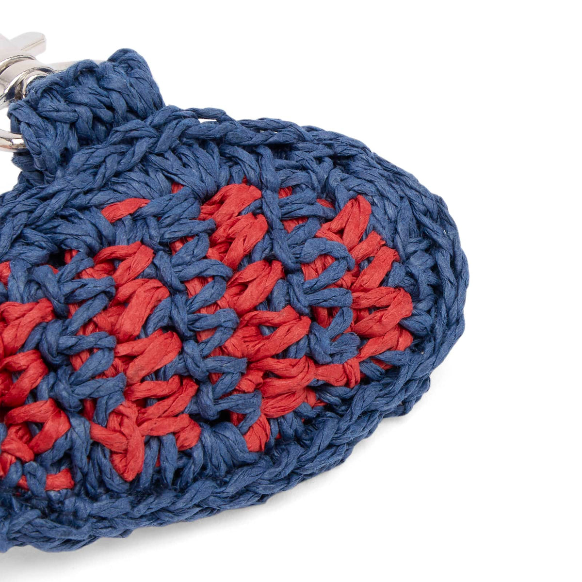 Damson Madder Raffia Fish Bag Charm