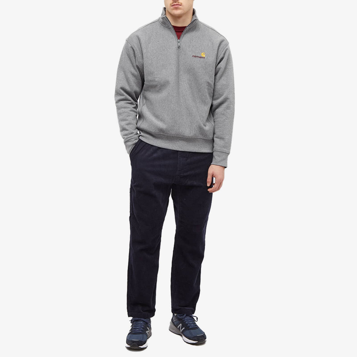 Carhartt WIP Half Zip American Script Sweat