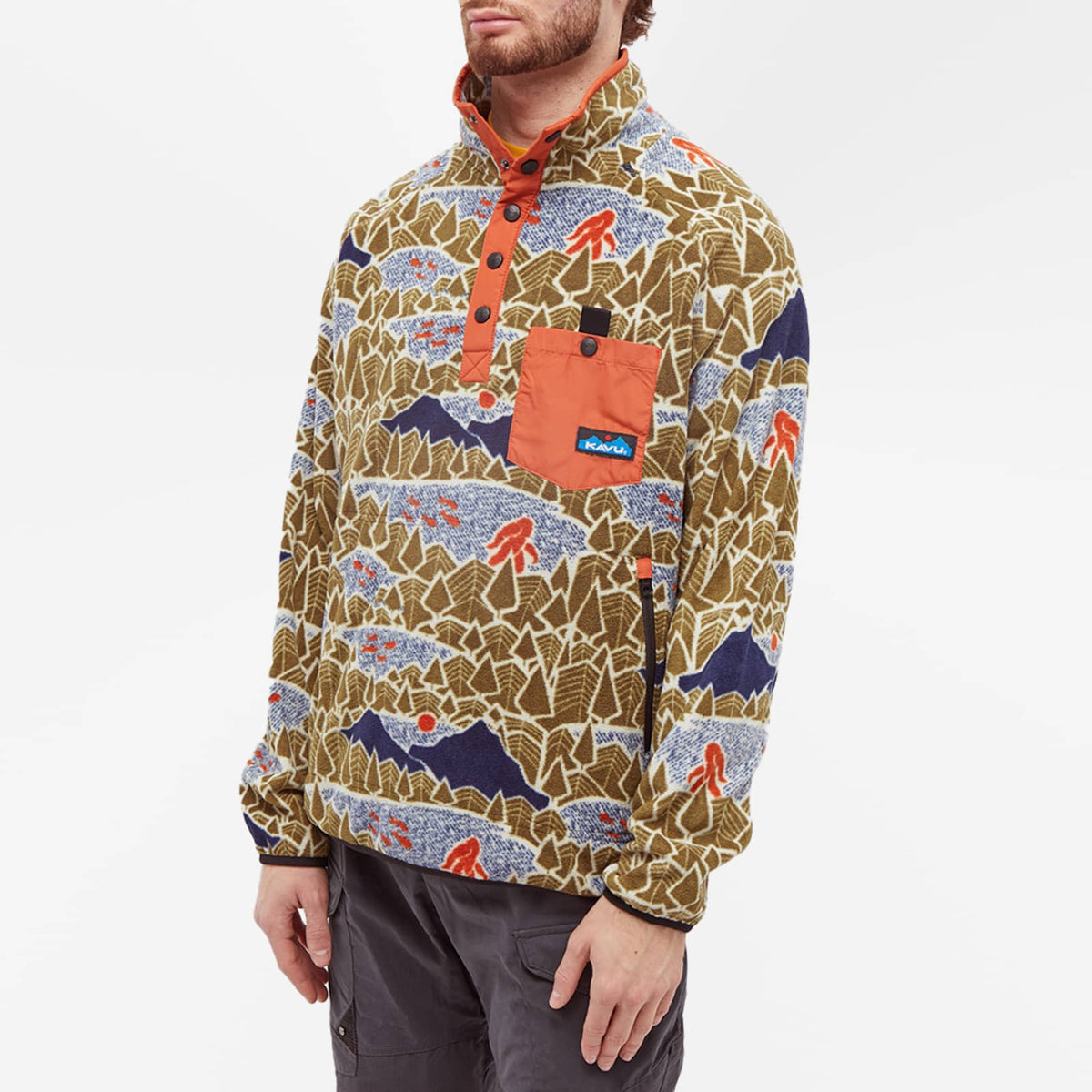KAVU Teannaway Snap Fleece