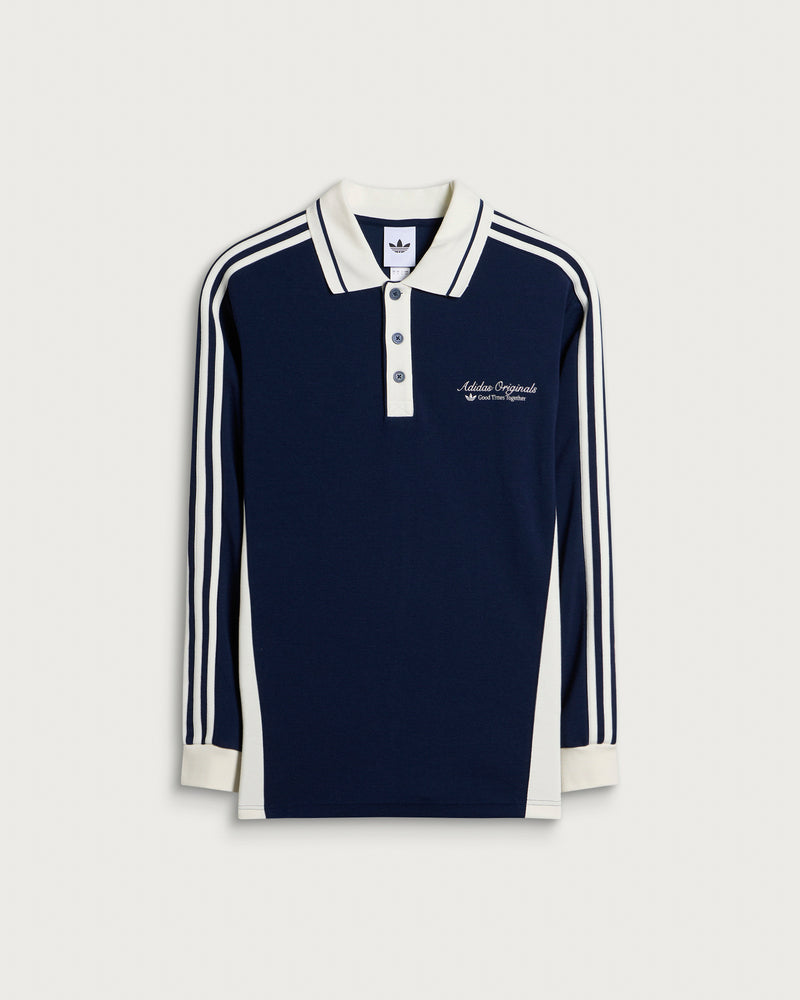 adidas Long Sleeved Polo Shirt