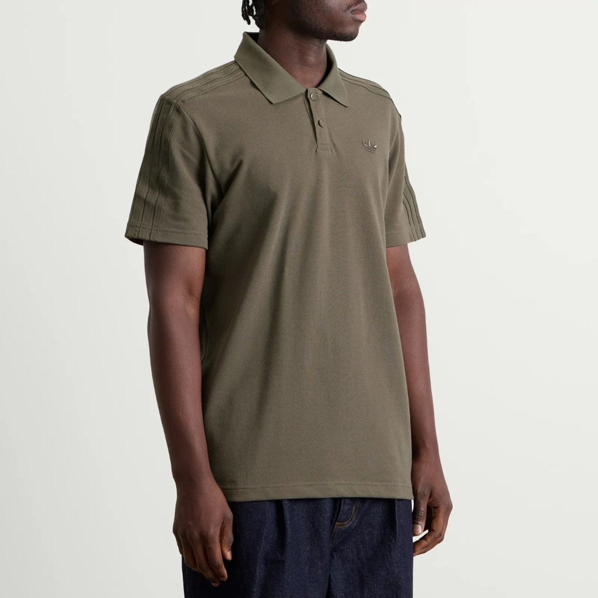 Adidas 3 Stripe Polo
