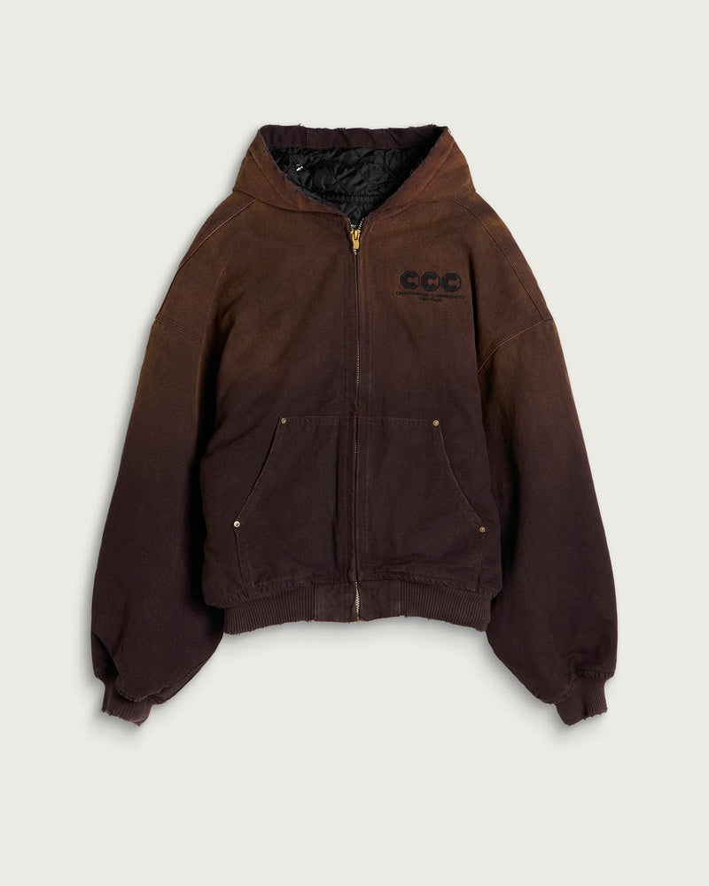 Willy Chavarria Quilted Hooded Jacket