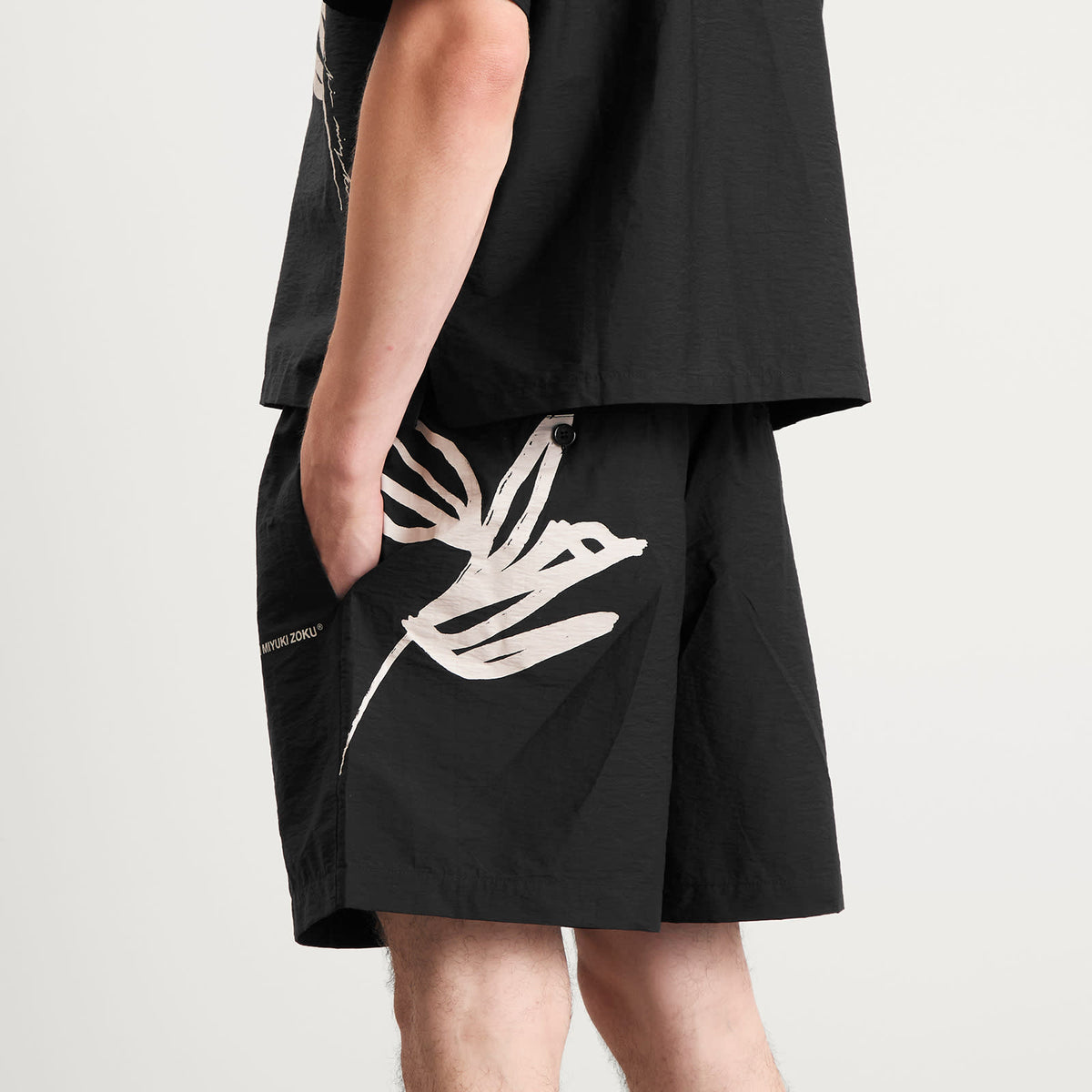 MKI Washed Ink Flower Shorts - Presented by END.