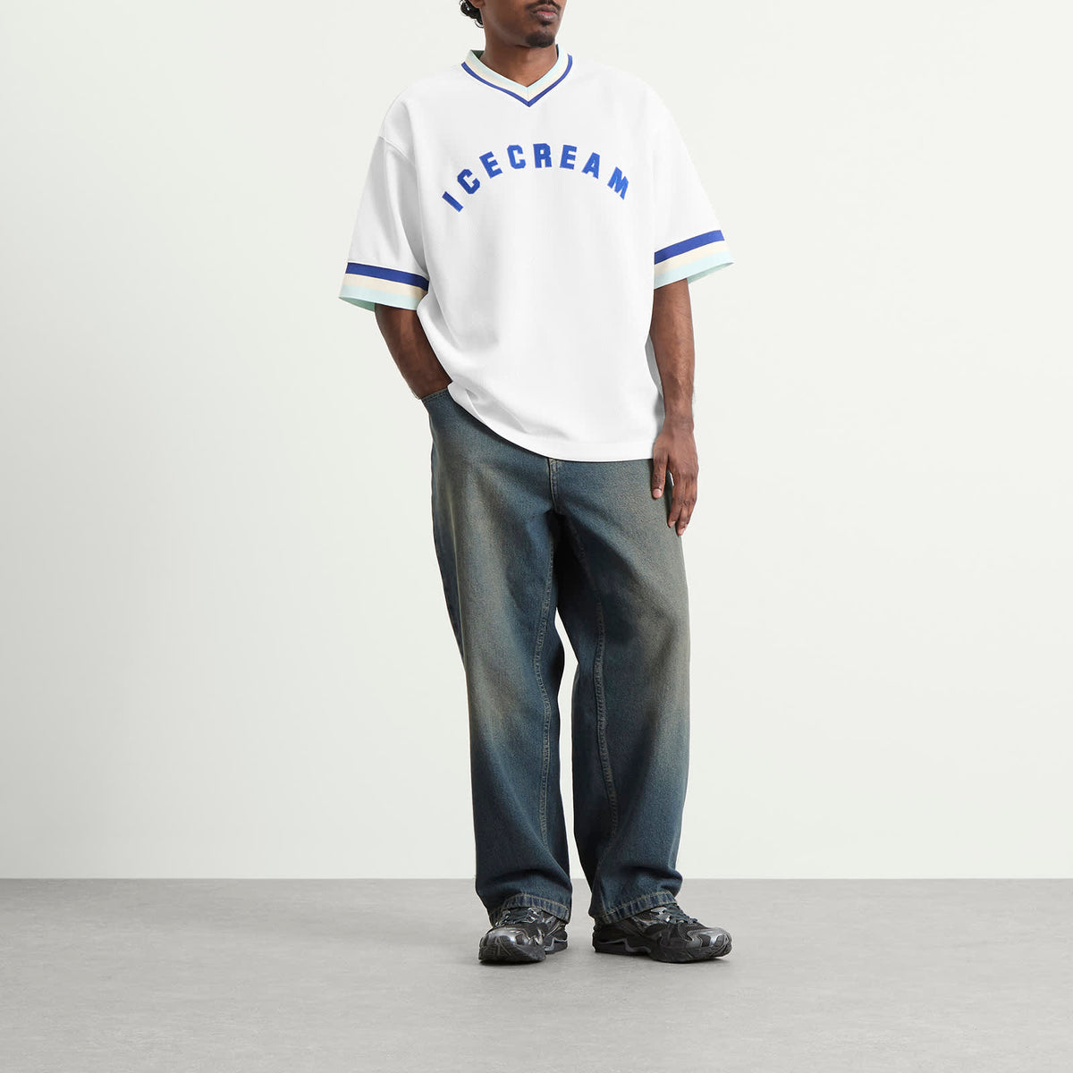 ICECREAM V-Neck Sports Jersey