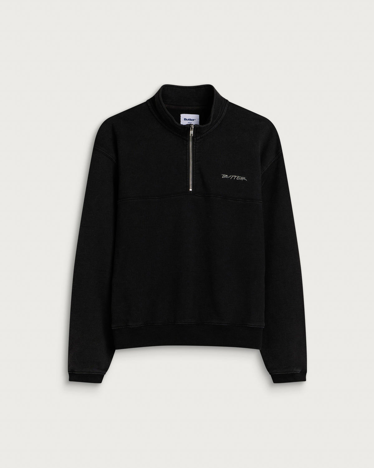 Butter Goods Panel 1/4 Zip Sweatshirt