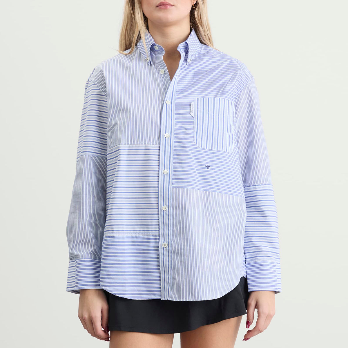 Hommegirls Patchwork Shirt