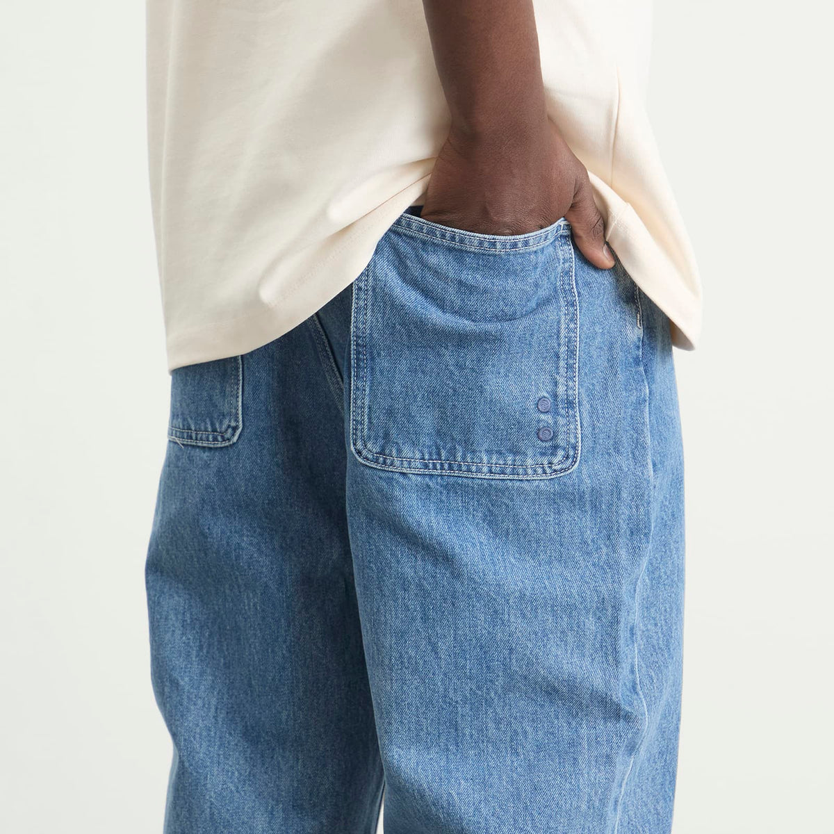 about:blank Relaxed Denim Jean