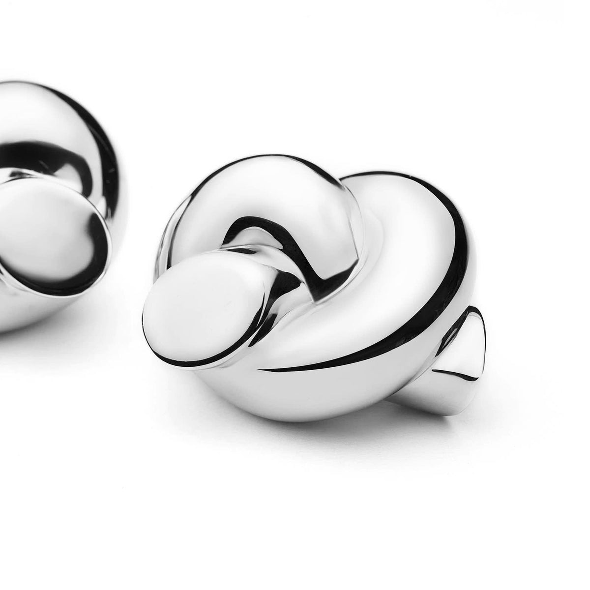 Missoma x Lucy Williams Knot Oversized Stud Earrings