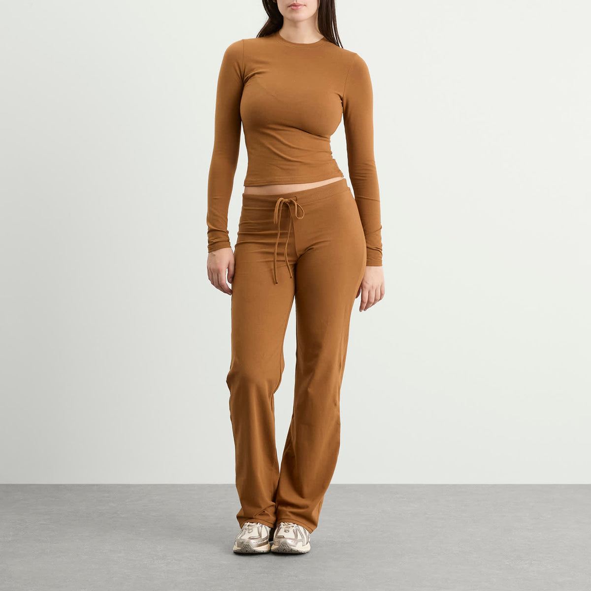 SKIMS Cotton Jersey Long Sleeve Top