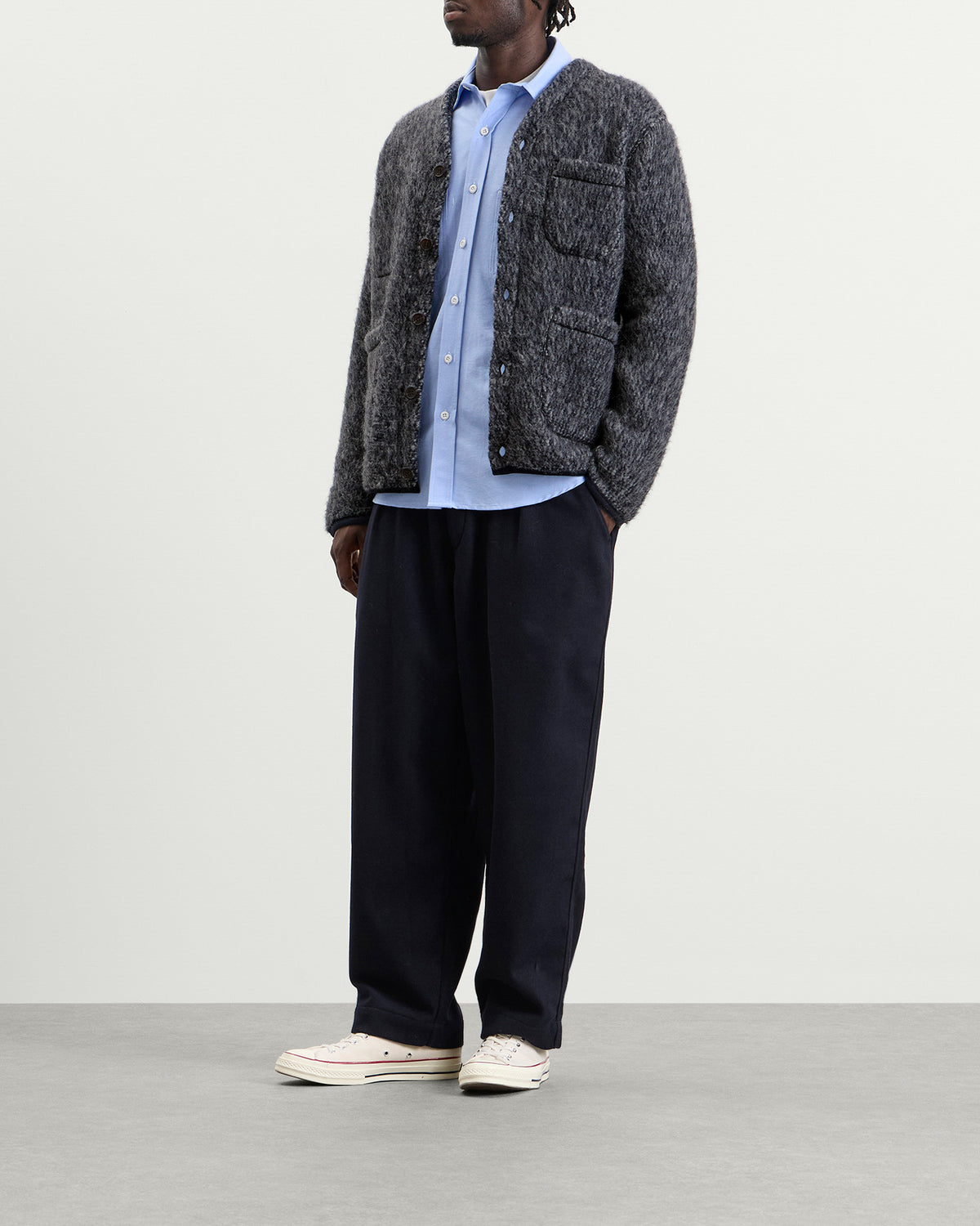 Universal Works Losso Mohair Mix Cardigan