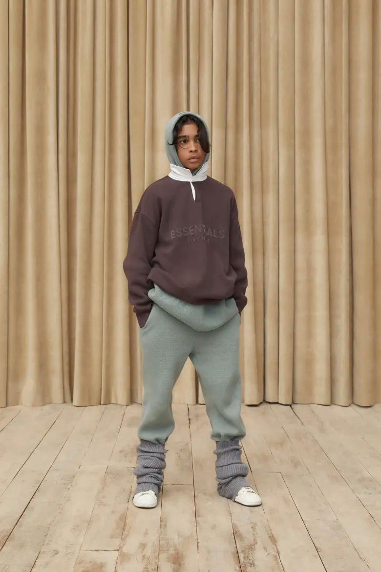 Track top and sweat pants from the Fear of God ESSENTIALS Spring 23 collection