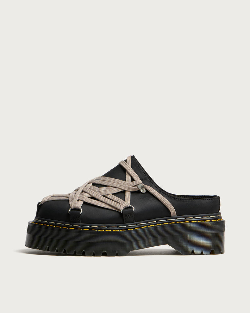Rick Owens x Dr. Martens Quad Sole Megalace Mule