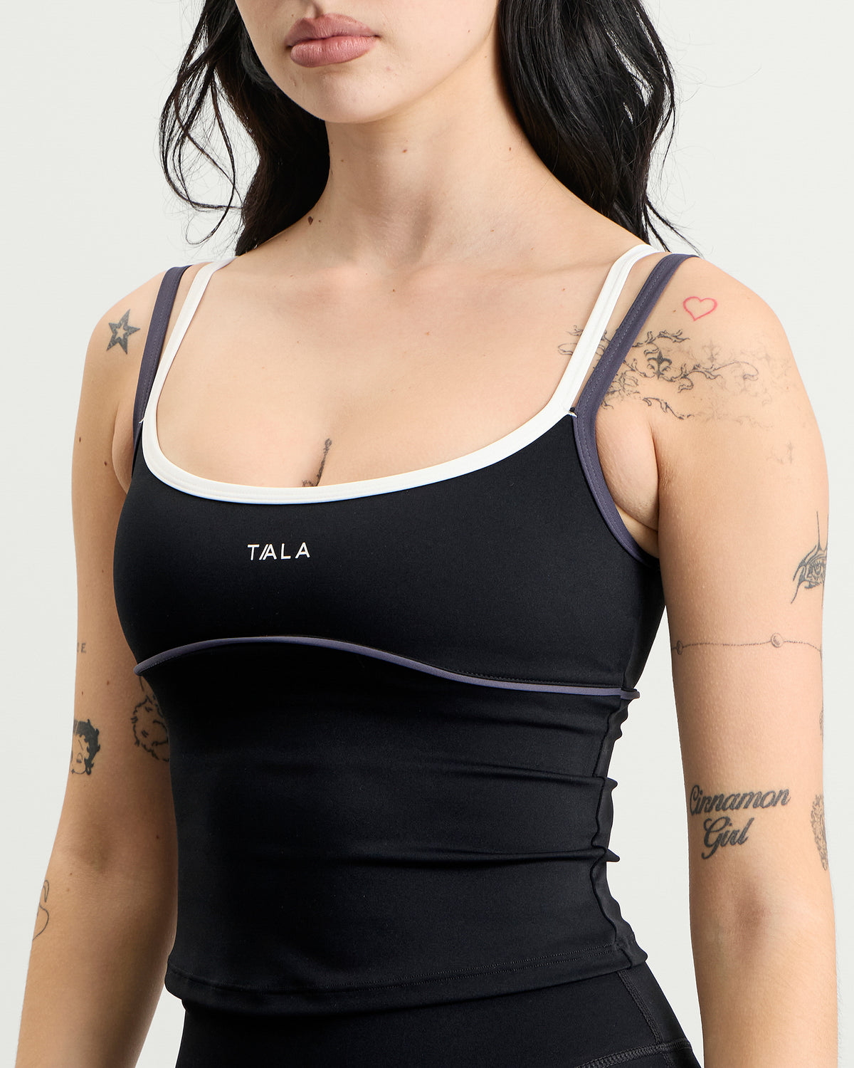 TALA SkinLuxe Contrast Double Strap Vest