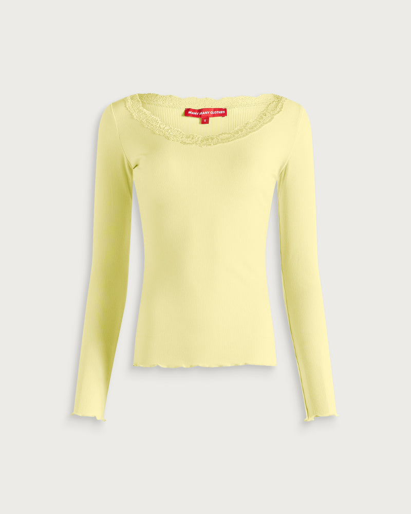 Many Many Clothes The Uma Long Sleeve Top