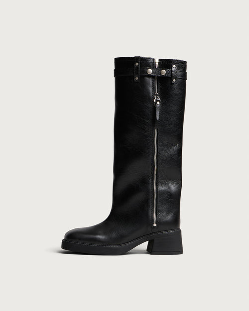 Miista Izolda Zipper Tall Boots