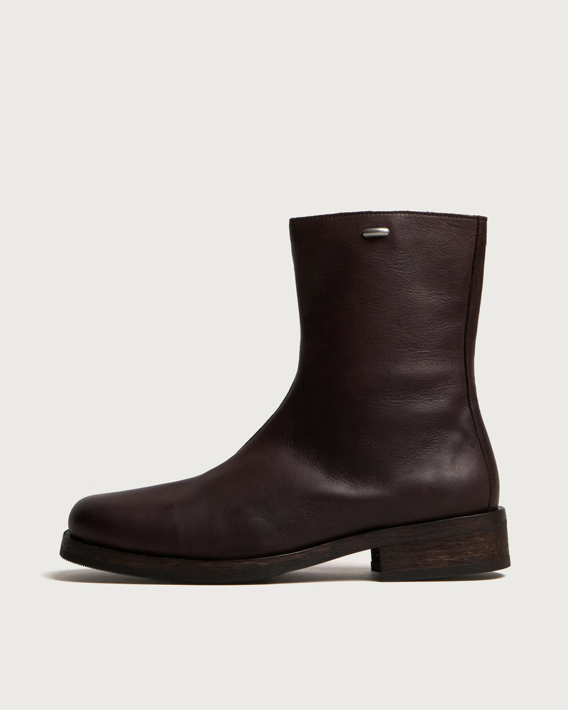 Our Legacy Waxed Bovine Camion Boot
