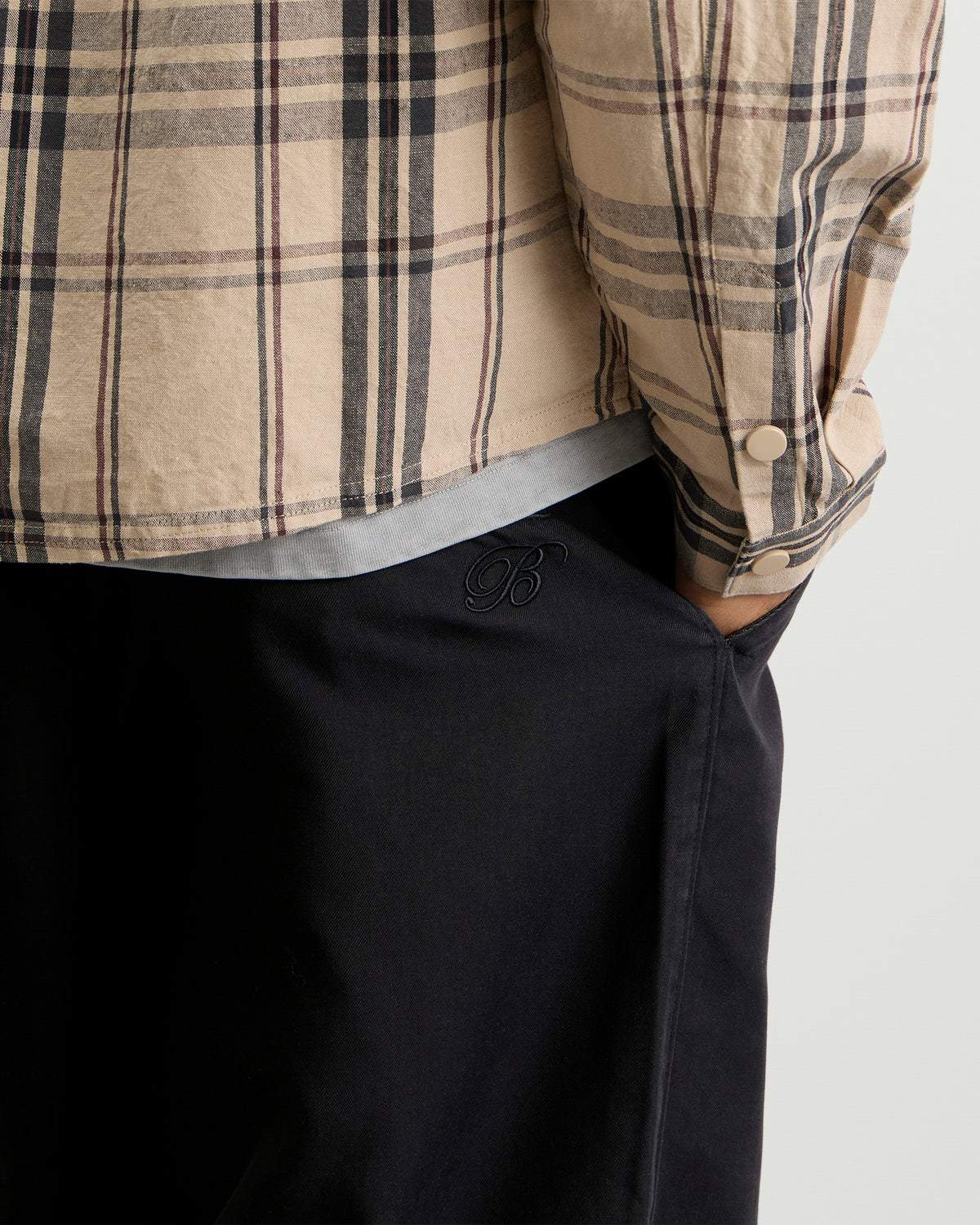Bound Wide Pleated Trouser