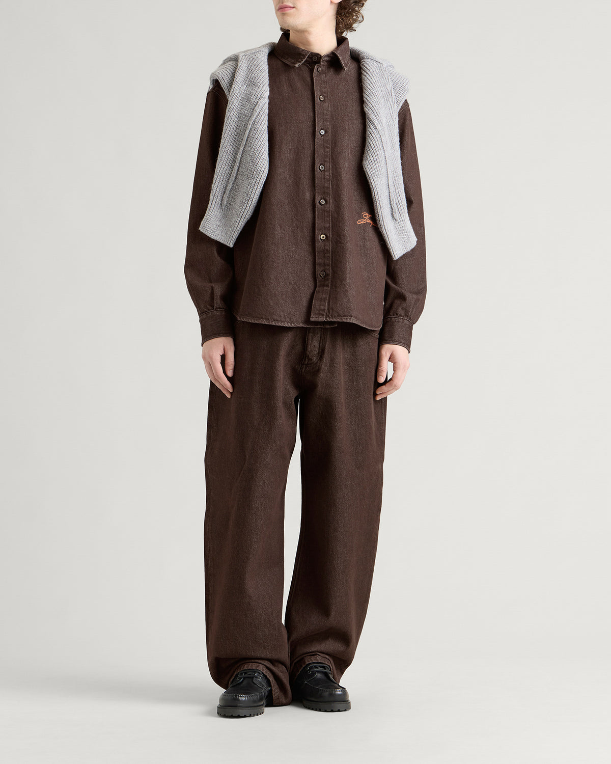 Jacquemus Tempo Denim Straight Leg Jeans