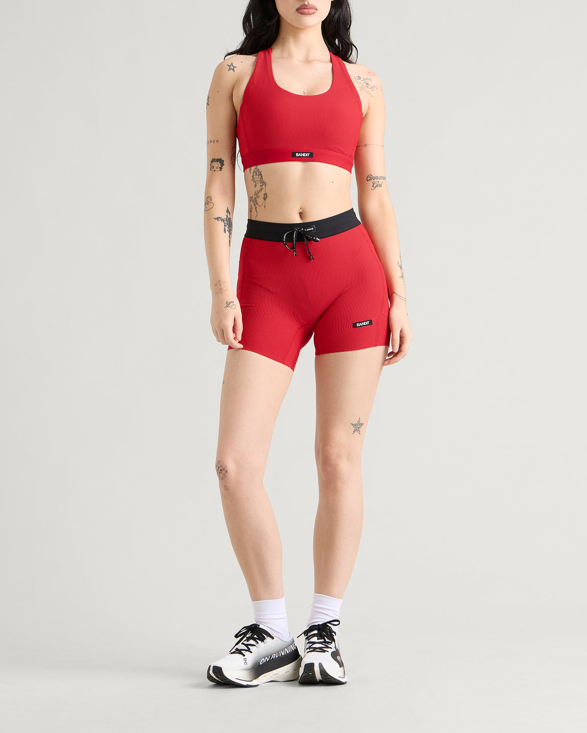 Bandit Women's Striped Cadence™ T-Back Scoopneck Run Bra