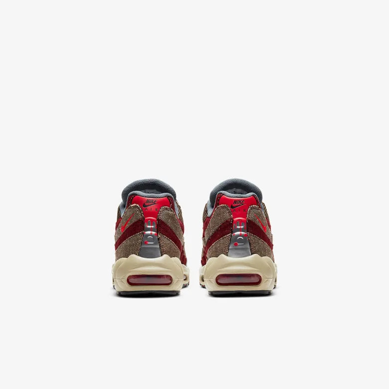 The heels of the Nike Air Max 95 "Halloween" sneakers.